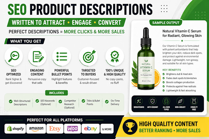 write product descriptions that increase sales