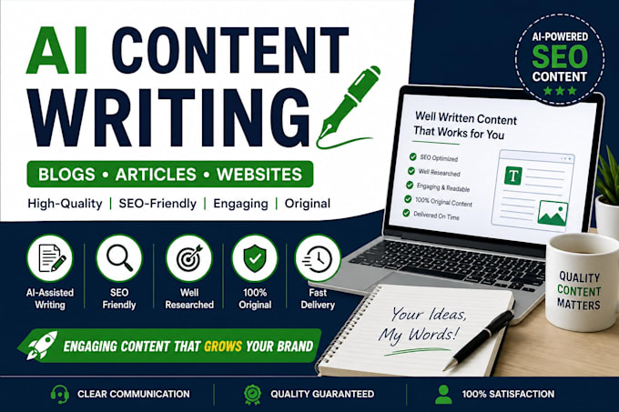 ai content for blogs articles and websites