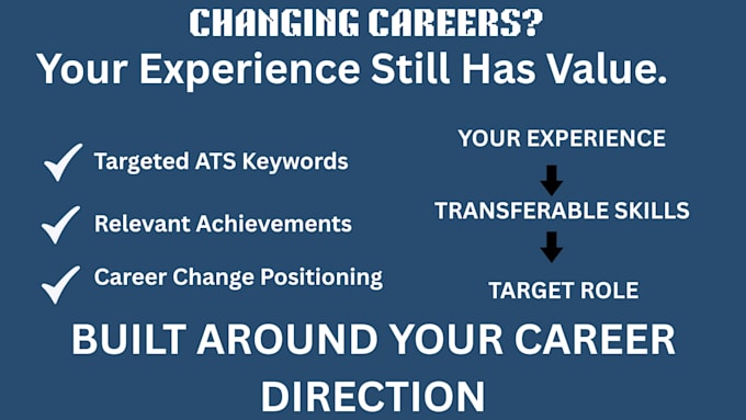 write an ats career change resume