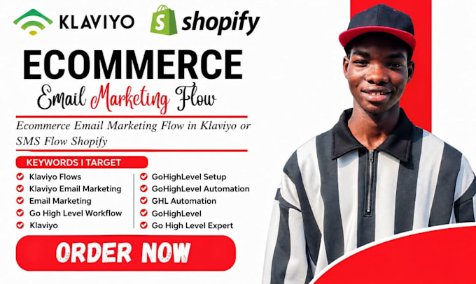 setup klaviyo email marketing flows and mailchimp automation