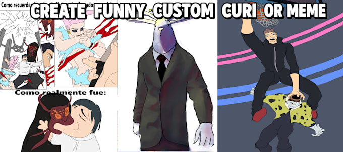 draw funny custom meme panels of your oc or character