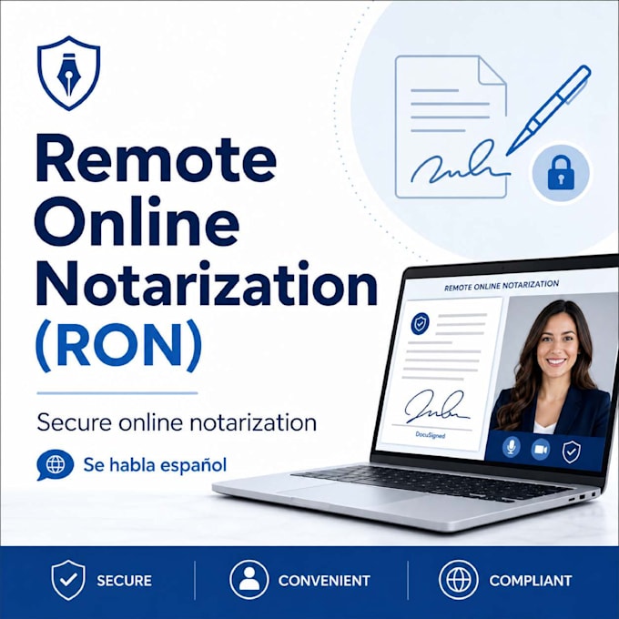 prepare documents and provide online notary services