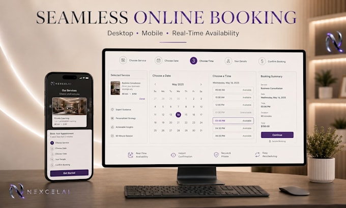 build a booking website with admin dashboard