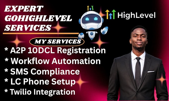 fix gohighlevel a2p, ghl a2p 10dcl, twilio, a2p registration, go high level