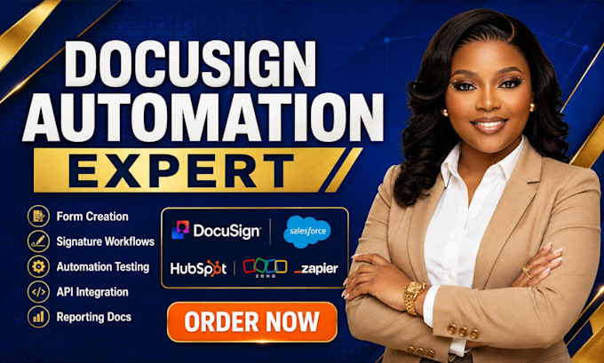 create docusign forms, signature workflows, and automated document processes