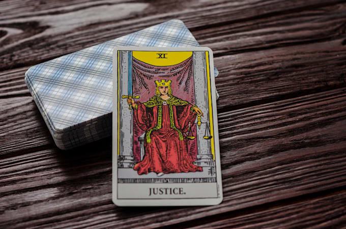 illustration for tarot and trading card game