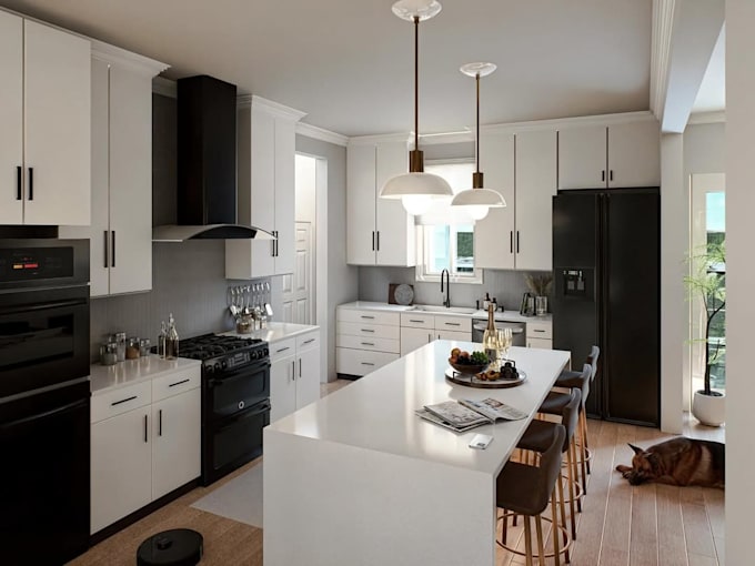 do realistic 3d visualization and 3d modelling