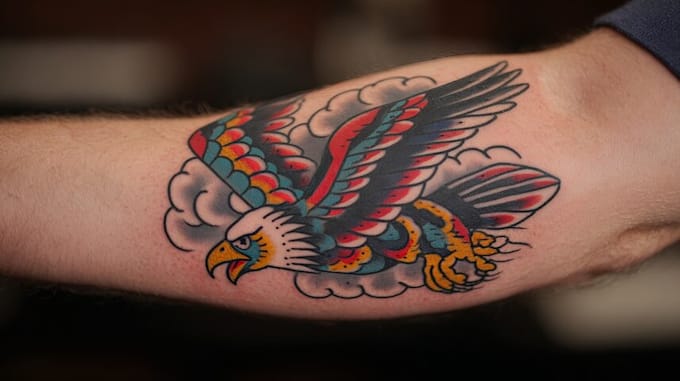custom old school traditional tattoo artwork
