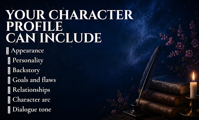 create characters for your romance or fantasy novel