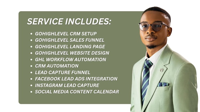 ghl realesate virtual assistant, CRM funnel, landing page, website, lead capture