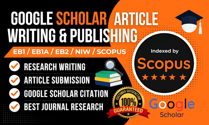 write and publish research article in google scholar scopus eb1 eb1a journal
