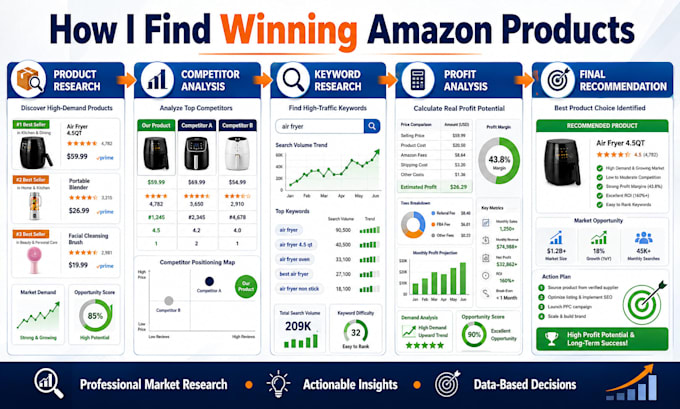 do amazon fba product research and competitor analysis