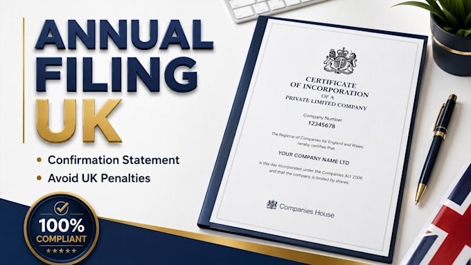 file UK annual confirmation statement and corporate compliance