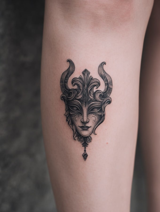 design a modern and minimalist tattoo design