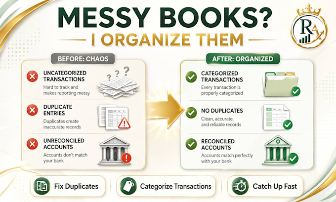 do quickbooks cleanup catch up bookkeeping and reconciliation