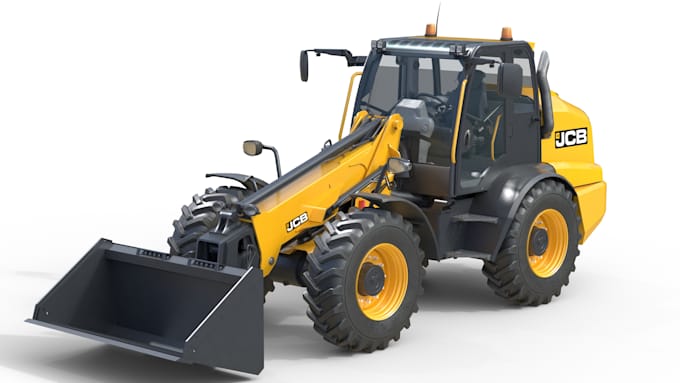create industrial vehicles 3d models