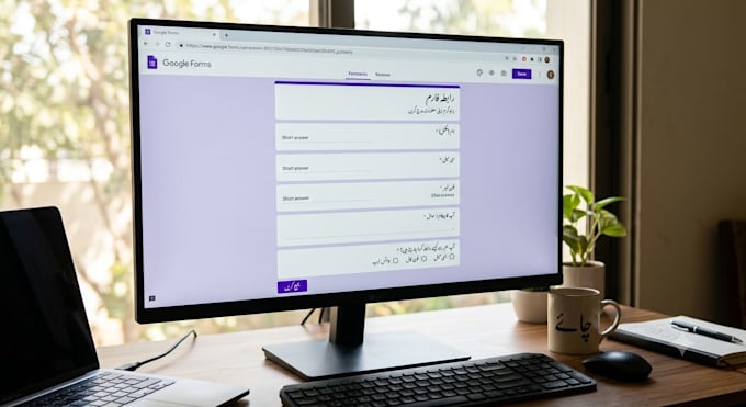 create a professional and responsive google form