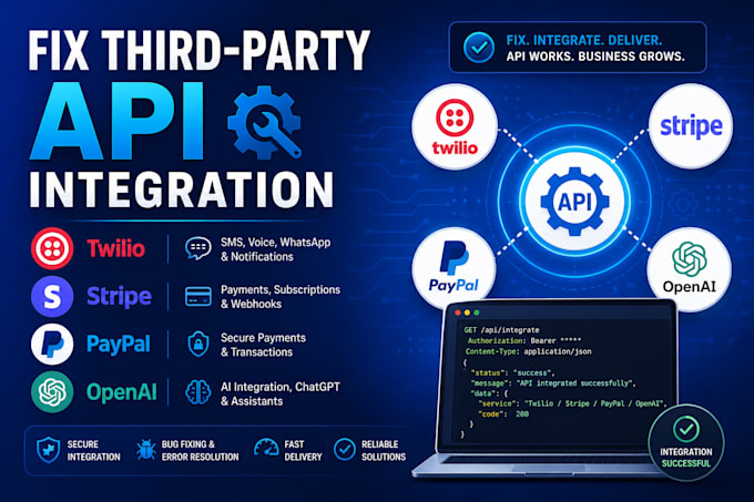 fix API bugs, backend issues and rest API errors