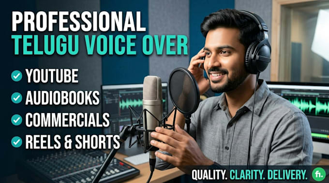 record telugu voice over for commercial ads