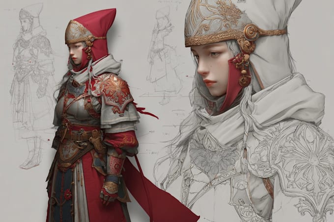 draw your rpg game character design