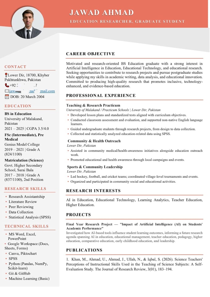 create a professional job winning CV and resume