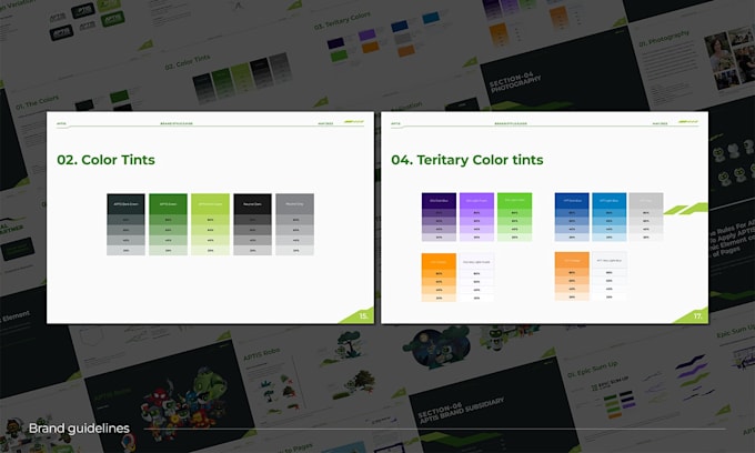 create professional brand guidelines for your business