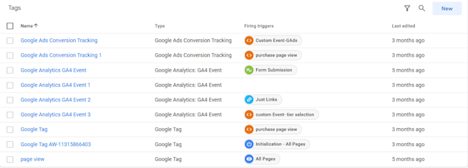 set up GTM and ga4 conversion tracking for your website