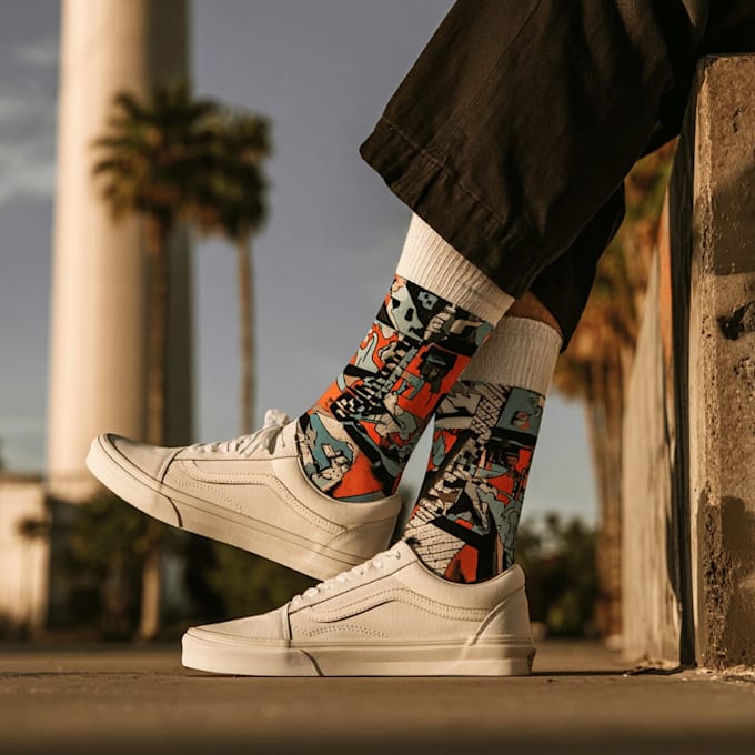 design custom and unique socks design