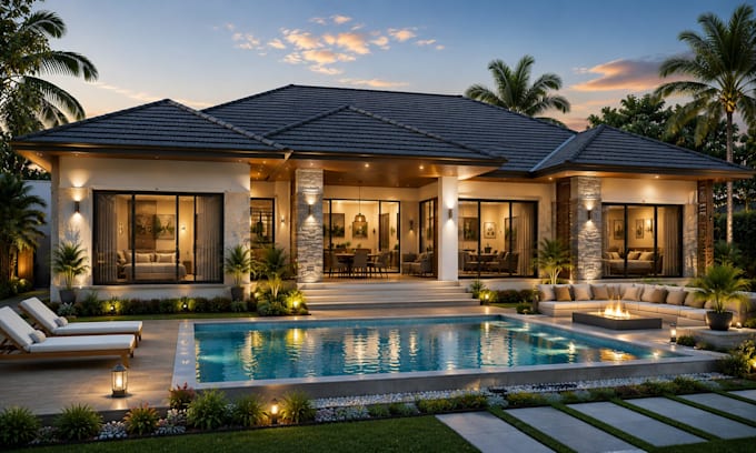 create modern bungalow plans and architectural designs