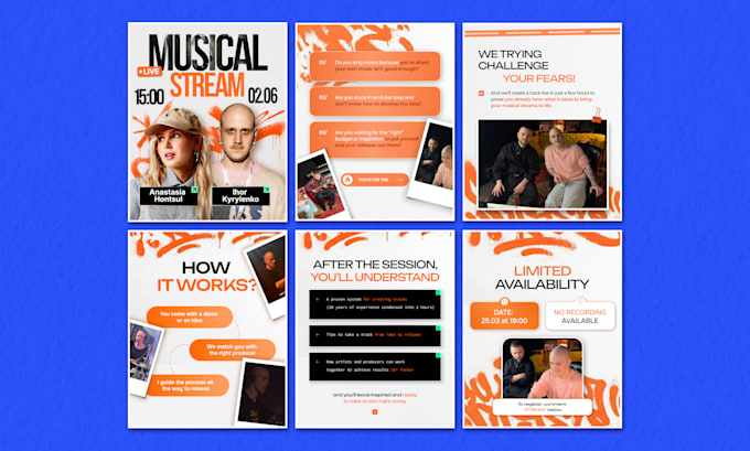 design branded instagram carousel posts