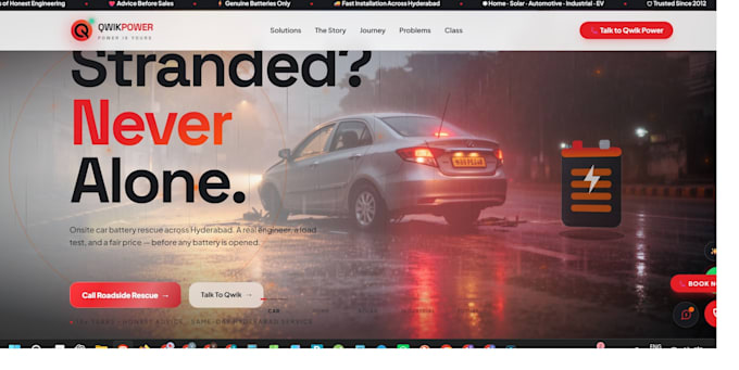 design a stunning business website with whatsapp integration