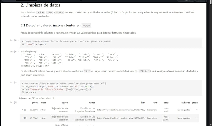 clean, organize and analyze your data using python, and sql