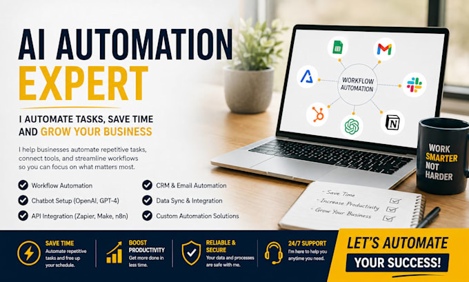 develop ai agent aiautomation n8n workflow API integration to automate your work
