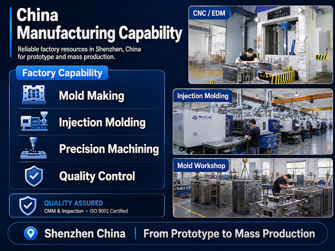 help develop your product and manufacture it in china