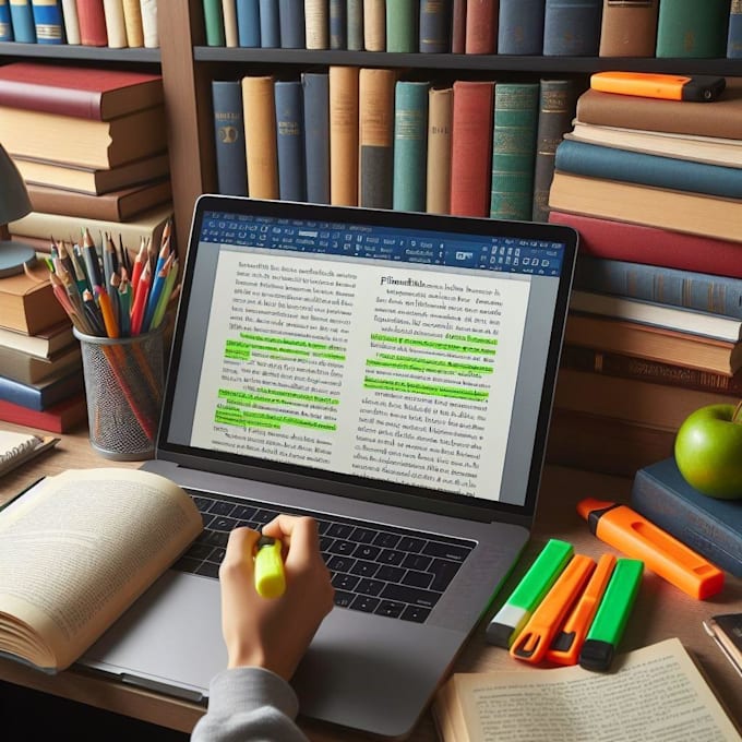 provide research guidance source organization and proofreading