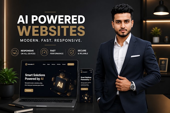 build a modern ai powered website