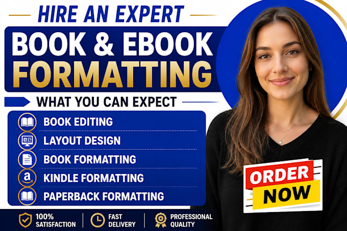 do book formatting for print book and ebook