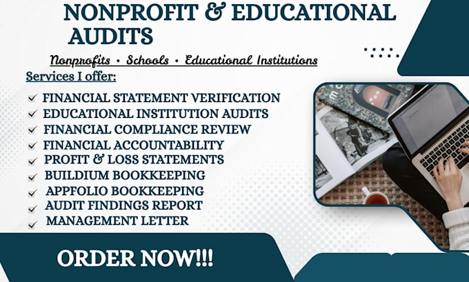 perform nonprofit, school and educational financial audits