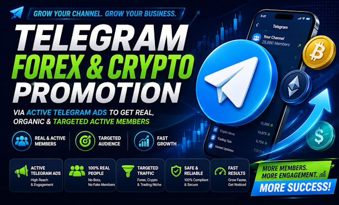 promote your forex telegram channel with targeted telegram ads