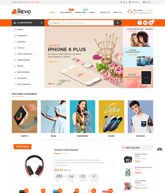create a professional prestashop ecommerce store