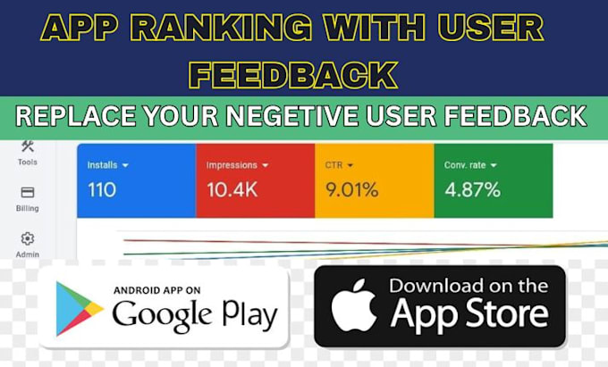usa mobile app optimization marketing 500 user app install promotion