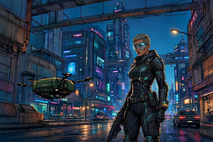 do sci fi illustration and sci fi illustration art