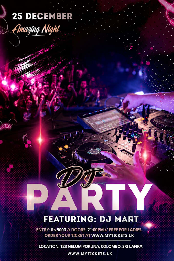 create modern and stylish poster