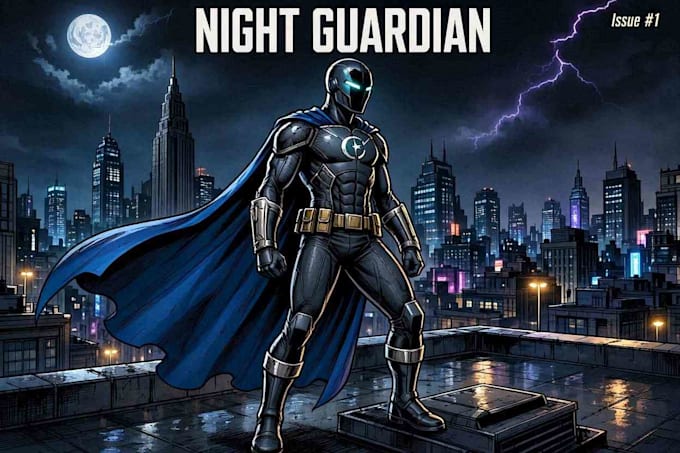 do a superhero comic