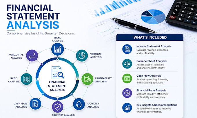 prepare financial statement analysis report, dcf and business valuation