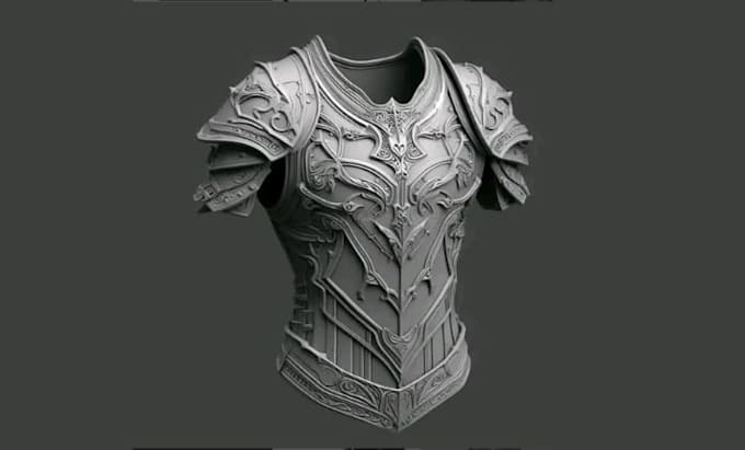 create custom 3d cosplay armor and props 3d model for 3d printing