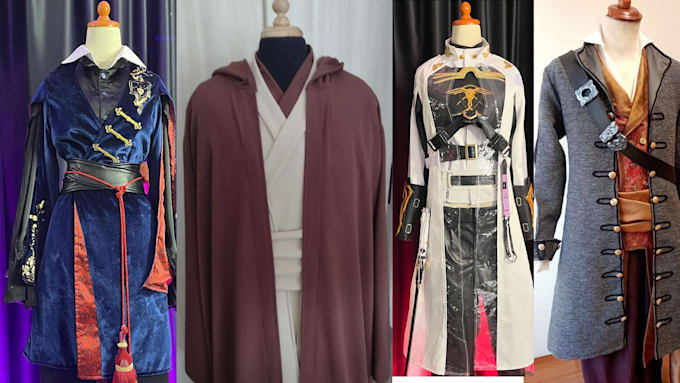 sew custom cosplay costume anime cosplay commission for anime and game character