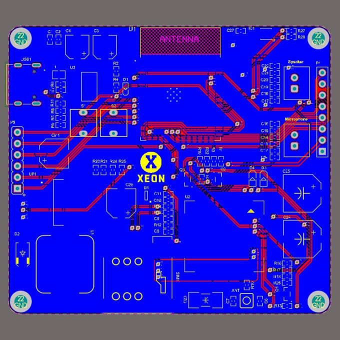 create complete esp32 wifi bluetooth iot pcb design full file package