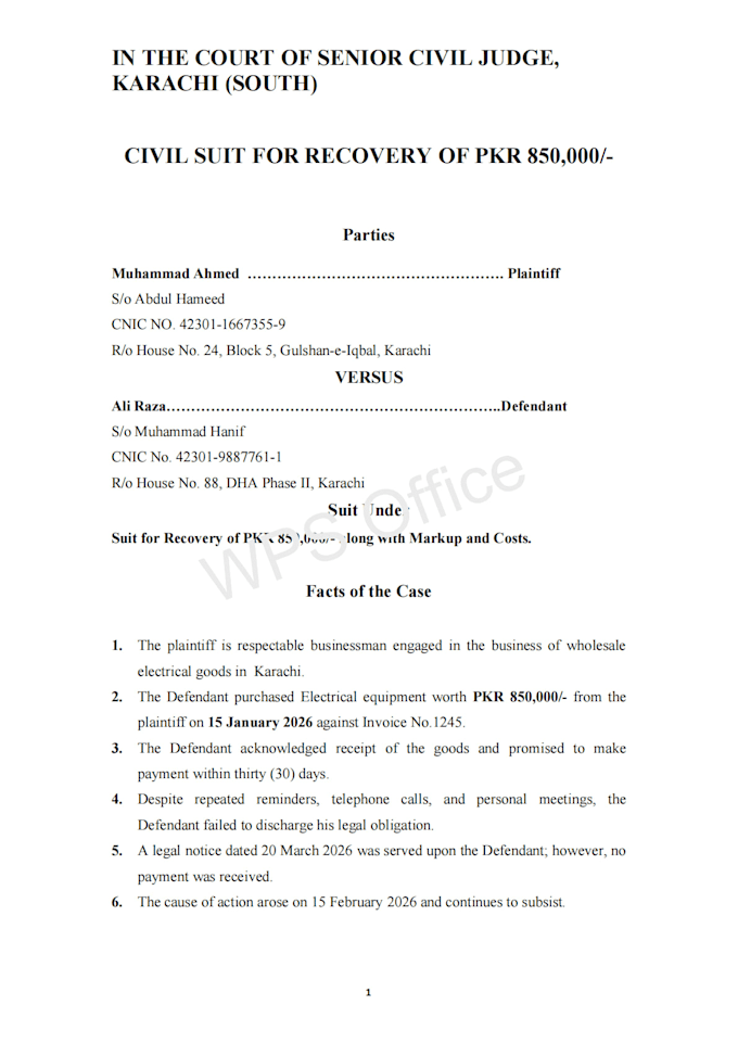 professionally format legal documents in microsoft word