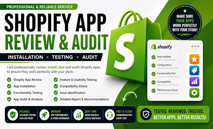 do shopify store app installation shopify app testing shopify website app audit
